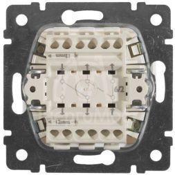 Механизм переключателя на 2 направления 2-кл. СП Valena 10А IP31 250В бел. Leg 774408