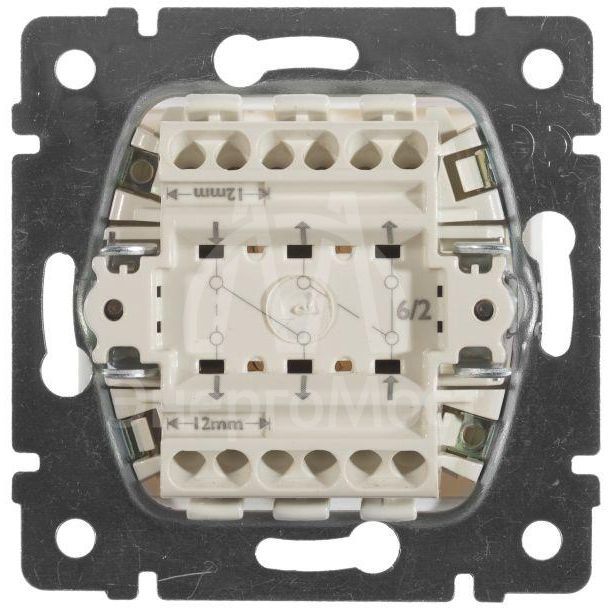 Механизм переключателя на 2 направления 2-кл. СП Valena 10А IP31 250В бел. Leg 774408
