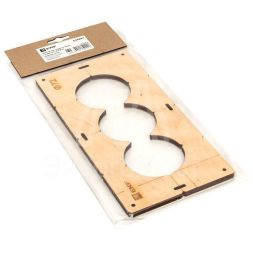 Шаблон для подрозетников c 3 отв. d72мм Expert EKF sh-d72-3