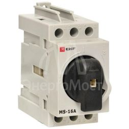 Рубильник мод. 3п MS-16A на DIN-рейку EKF ms-16d
