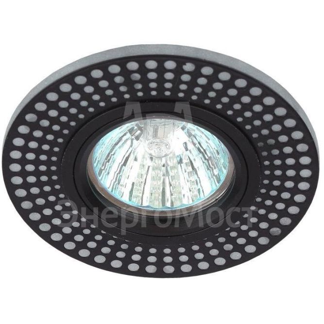 Светильник DK LD41 WH/BK MR16 точечный; декор со светодиодной подсветкой бел./черн. ЭРА Б0037383