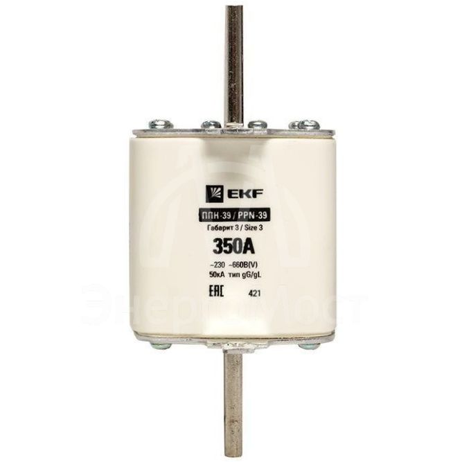 Вставка плавкая ППН-39 630/350А габарит 3 PROxima EKF fus-39/630/350