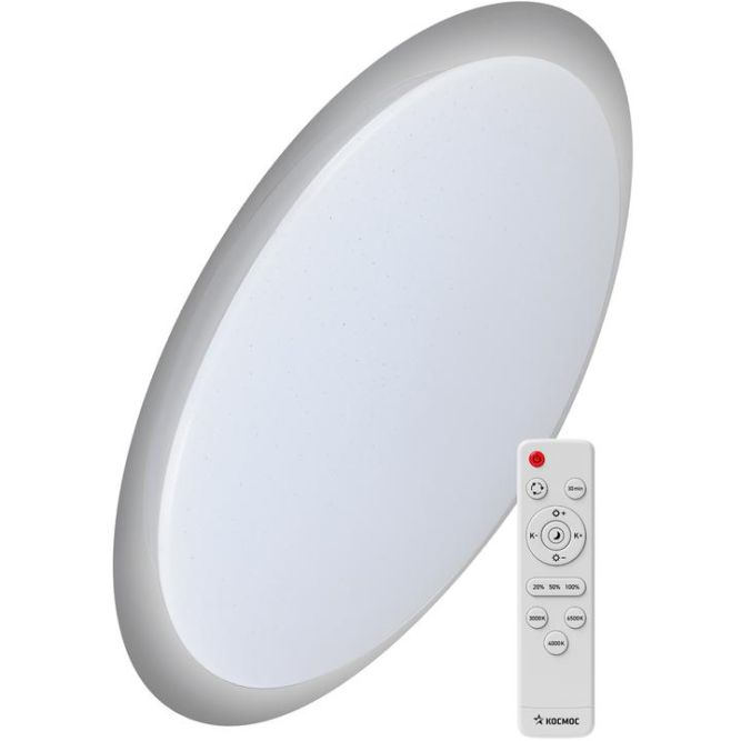Светильник светодиодный PREMIUM GALAXY 120Вт 230В 3000-6500К 9600лм IP40 560х85мм настенно-потолочный управляемый с пультом ДУ КОСМОС KSGala120W