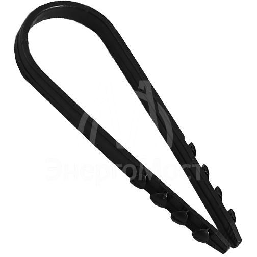 Дюбель-хомут для круглого кабеля 19-25мм черн. (уп.100шт) TOKOV ELECTRIC TKE-DH-19-25-C05