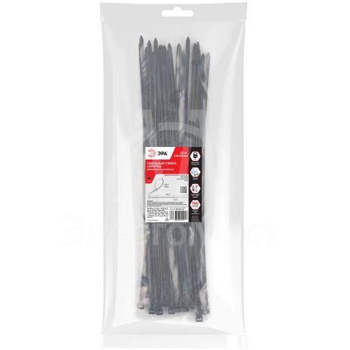 Хомут кабельный 4.8х400 NO-225-206 черн. (уп.25шт) Эра Б0066015