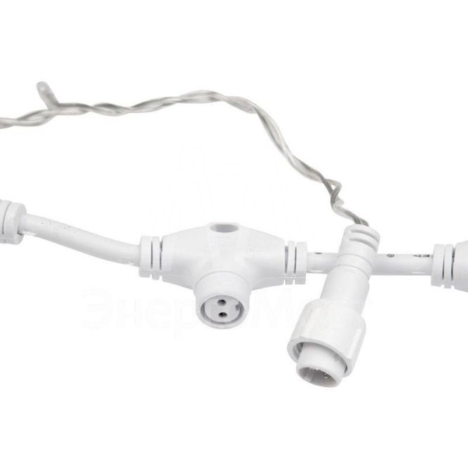 Гирлянда Дождь &amp;quot;ПЛЕЙ-ЛАЙТ&amp;quot; 2х1.5м 192LED 12Вт 220В IP44 тепл.бел. прозр. провод NEON-NIGHT 235-306-6