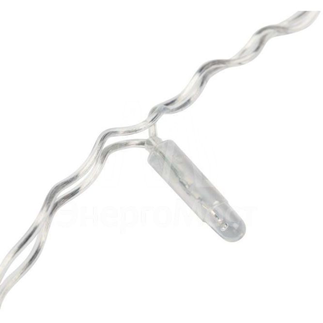 Гирлянда Дождь &amp;quot;ПЛЕЙ-ЛАЙТ&amp;quot; 2х1.5м 192LED 12Вт 220В IP44 тепл.бел. прозр. провод NEON-NIGHT 235-306-6