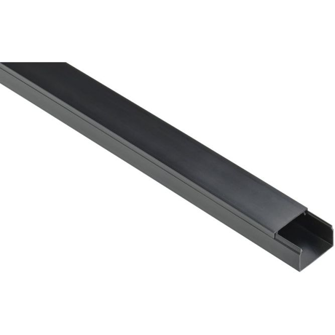 Кабель-канал 40х25 L2000 пластик ЭЛЕКОР черн. IEK EL-KK10-040-025-1-K02