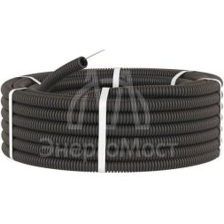 Труба гофрированная ПНД d25мм с протяж. черн. (уп.50м) DKC 71725