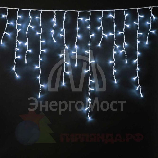 Гирлянда &amp;quot;Бахрома&amp;quot; OIC080W-C-E-31V 80 бел. светодиодов 2х0.48м 20 нитей 16/48/40/24см соединяемая до 10-шт с контроллером уличная SHLights 469060104977