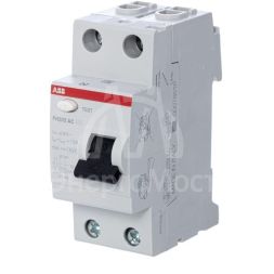 Выключатель дифференциального тока (УЗО) 2п 40А 30мА тип AC FH202 ABB 2CSF202004R1400