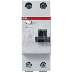 Выключатель дифференциального тока (УЗО) 2п 40А 30мА тип AC FH202 ABB 2CSF202004R1400