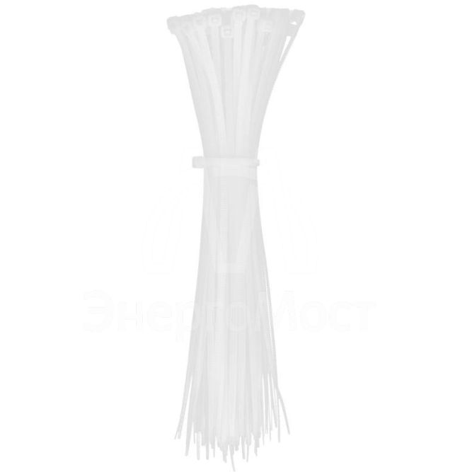 Хомут кабельный 2.5х150 нейл. бел. (уп.100шт) IEK UHH31-D025-150-100