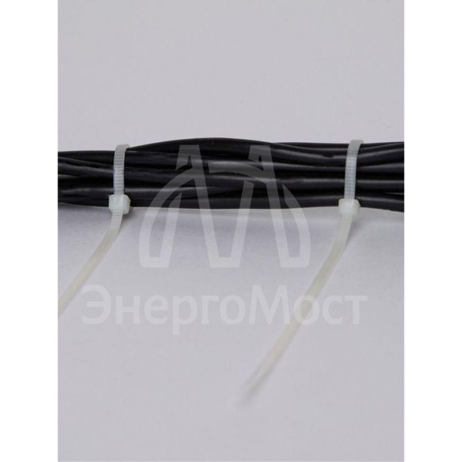 Хомут кабельный 2.5х150 нейл. бел. (уп.100шт) IEK UHH31-D025-150-100