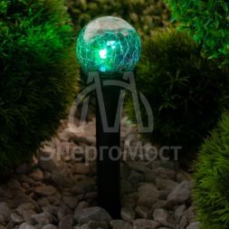 Светильник садовый SL-PL33-CRAC &amp;quot;Шар&amp;quot; солнечная батарея ПРОМО-бокс (уп.12шт) ЭРА Б0018818