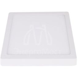 Светильник светодиодный LED 9-24-4K 24Вт 220В 4000К квадратный накладной бел. ЭРА Б0050274