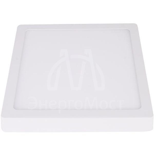 Светильник светодиодный LED 9-24-4K 24Вт 220В 4000К квадратный накладной бел. ЭРА Б0050274