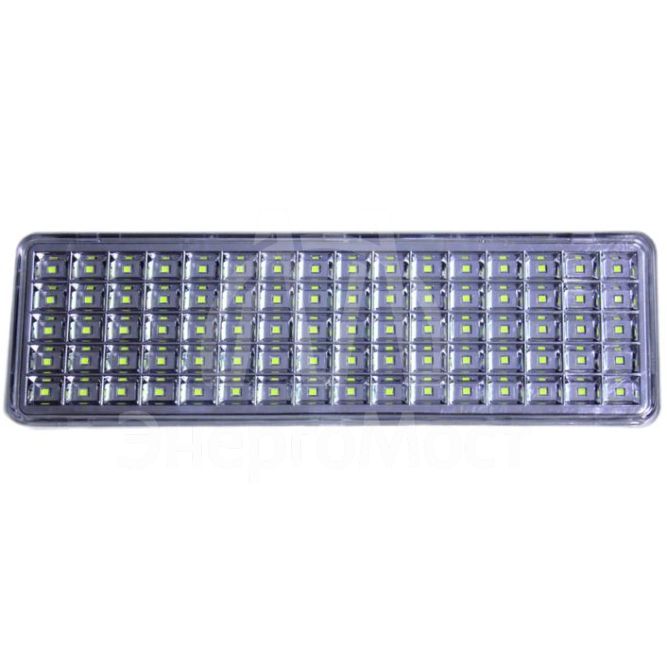 Светильник светодиодный ДПА 8Вт 80LED IP20 4ч 356х136х64мм аварийный аккумулятор TOKOV ELECTRIC TKE-DPA-8/80-4H-IP20