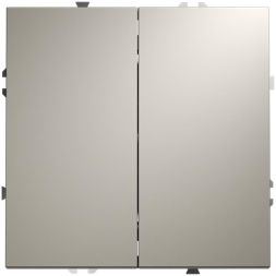 Переключатель проходной 2-кл. СП S70 10А механизм кашемир Voltum VLS020303