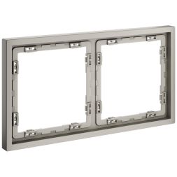 Рамка 2-м S70 пластик. кашемир Voltum VLS100203