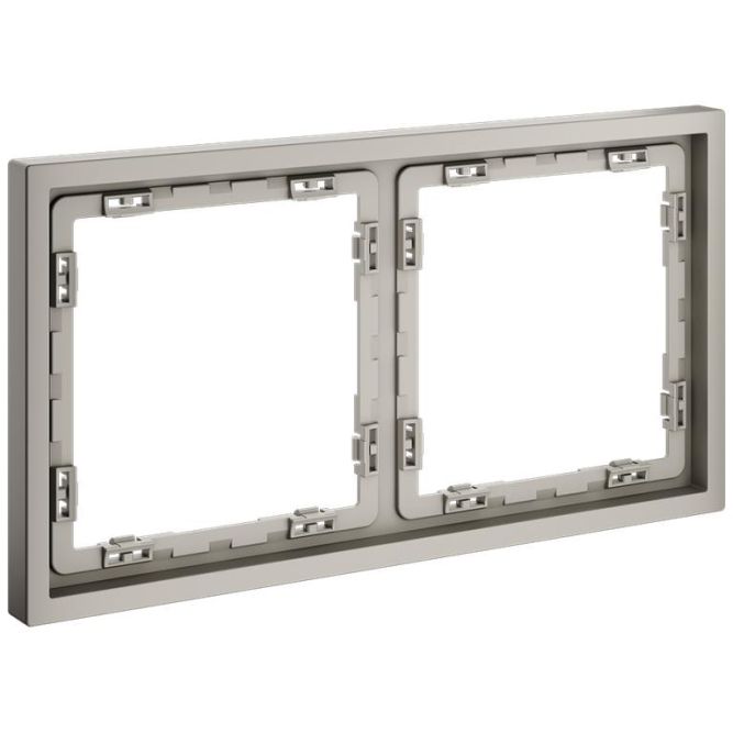 Рамка 2-м S70 пластик. кашемир Voltum VLS100203