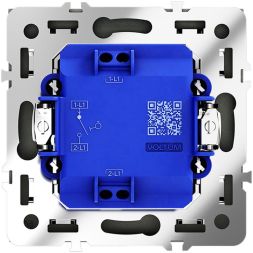 Выключатель 1-кл. СП S70 10А с самовозвратом механизм графит Voltum VLS010607
