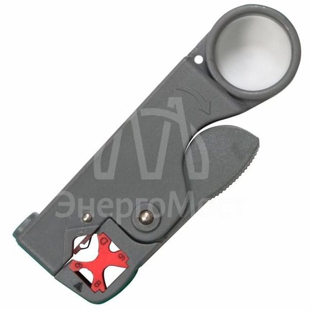 Инструмент для зачистки коаксиального кабеля HT-332 RG-58 RG-59 RG-6 Rexant 12-4011