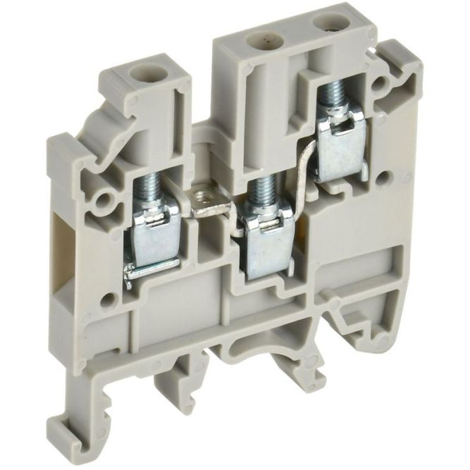 Колодка клеммная CTS-MC ARMAFIX 3 вывода 4кв.мм сер. IEK YCT12-00-3-K03-004