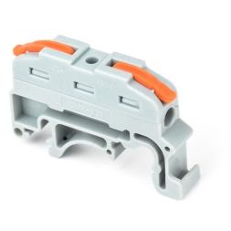Клемма монтажная СМК PTC-1P 4211 DIN BL/4 450В 32А 0.08-2.5(4.0)кв.мм JazzWay 5073647