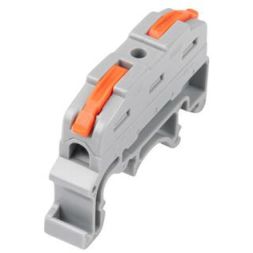 Клемма монтажная СМК PTC-1P 4211 DIN BL/4 450В 32А 0.08-2.5(4.0)кв.мм JazzWay 5073647
