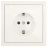 Розетка 1-мест. с/з ПБТ СП ZIMA IP20 16А безвинт. зажим слон. кость LEZARD 704-9088-122BQC