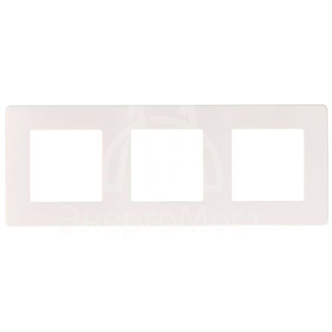 Рамка 3-м 12-5103-01 сатин бел. Эра Б0052519