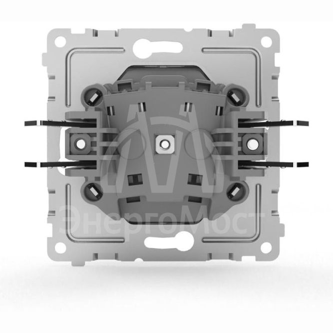 Розетка 1-м СП Pixel 16А IP20 с заземл. механизм алюм. TOKOV ELECTRIC TKE-PX-R1Z-C03