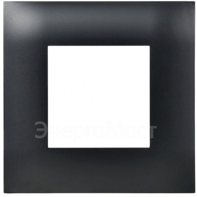 Рамка 1-м SKANDY SK-F01Bl черн. IEK SK-M12-K02