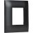 Рамка 1-м SKANDY SK-F01Bl черн. IEK SK-M12-K02