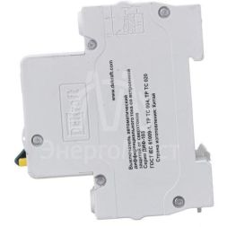 Выключатель автоматический дифференциального тока 2п C 20А 30мА тип AC 4.5кА ДИФ-103NEW Sche 16053DEK