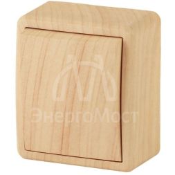 Переключатель 1-кл. ОП Эра Эксперт 10А IP20 11-1203-11 250В 10AX сосна Эра Б0020662