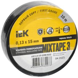 Изолента ПВХ 0.13х15мм (рул.20м) черн. IEK UIZ-13-10-K02