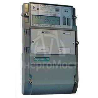 Счетчик &amp;quot;Меркурий&amp;quot; 234 ARTM-03 PBR.R 3ф 5-10А 0.5s/1.0 класс точн. многотариф. оптопорт 2хRS485 ЖКИ винт. Моск. вр. Инкотекс М0000051854