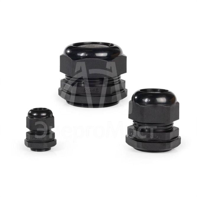 Ввод кабельный пластиковый PG 29 (18-25 мм) черн. (уп.50шт) Fortisflex 88647