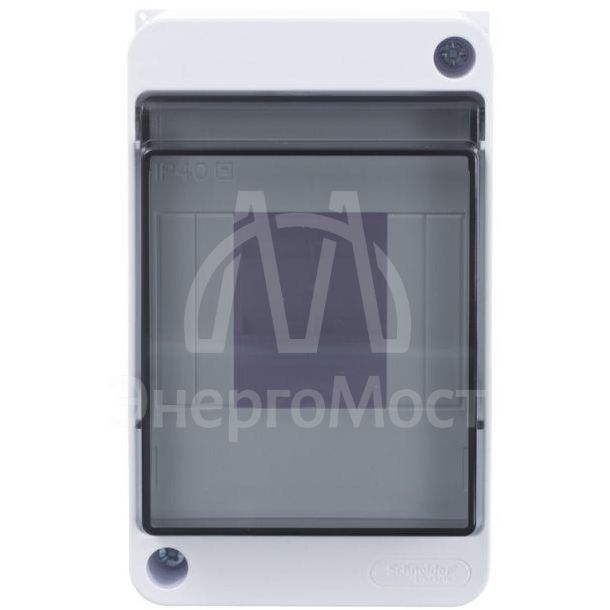 Бокс ОП Easy9 XS навесн. с прозр. дверцей 4мод. SchE EZ9EAB104