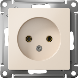 Механизм розетки 1-м СП AtlasDesign 16А без заземл. беж. SchE ATN000241