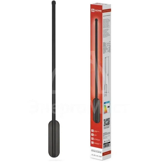 Светильник светодиодный ESTETIKA LUV-60A-40BL 10Вт 230В 4000К 700лм 600х50х25 черн. IN HOME 4690612054483