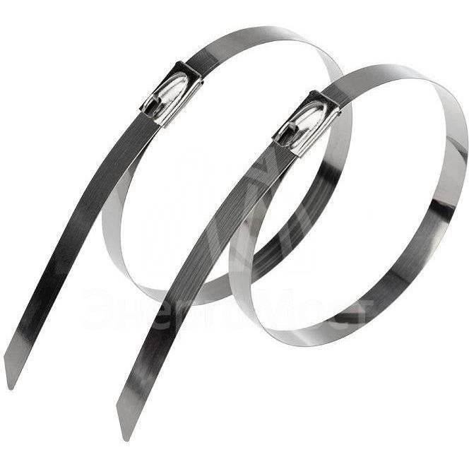 Хомут-стяжка стальной 360х4.6мм (уп.100шт) Rexant 07-0368-100