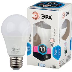 Лампа светодиодная A60-13W-840-E27 грушевидная 1040лм ЭРА Б0020537