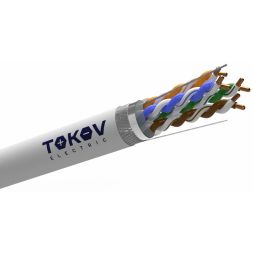 Кабель витая пара SF/UTP 4х2х24AWG(0.52мм) кат.5E нг(А)-HF (LSZH) indoor Fluke tested 305м (м) PRO TOKOV ELECTRIC TKP-C06-SF-42-5E-305-LSZH