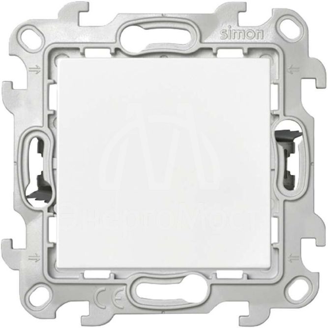 Механизм переключателя 1-кл. 1п 2мод. СП Simon 24 10А IP20 Push&amp;amp;Go бел. Simon 2420201-030