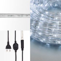 Шнур светодиодный Дюралайт фиксинг 2Вт 24LED/м бел. 25м Neon-Night 121-323-14