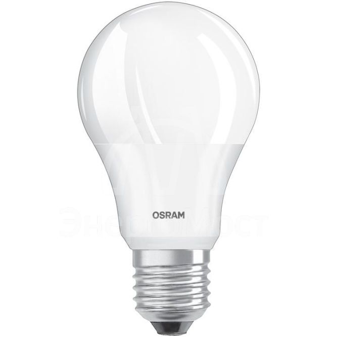 Лампа светодиодная LED Antibacterial A 8.5Вт (замена 75Вт) матовая 6500К холод. бел. E27 806лм угол пучка 200град. 220-240В бактерицид. покр. OSRAM 4058075561014