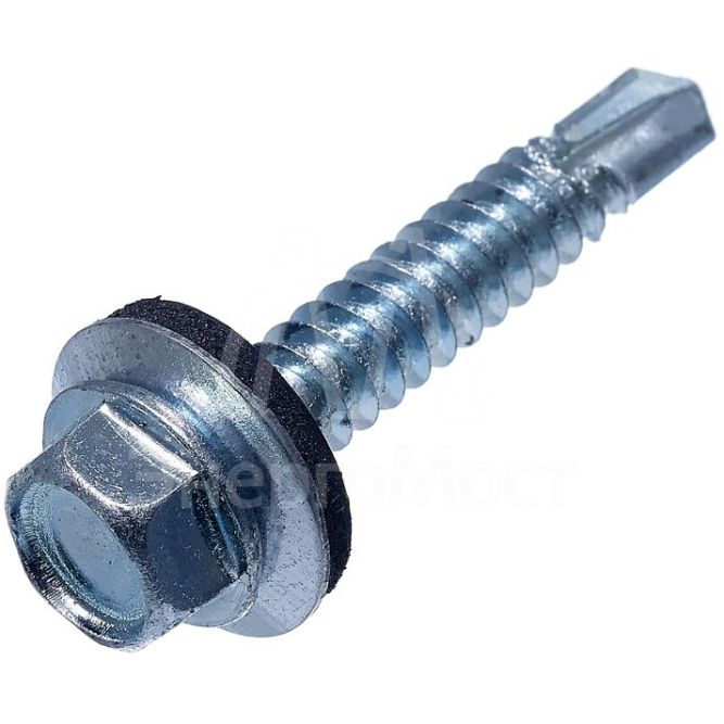 Саморез кровельный 5.5х32 цинк (уп.250шт) ведро СТРОЙМЕТИЗ 2070236